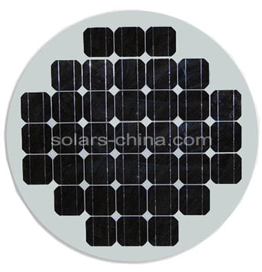 Round solar module