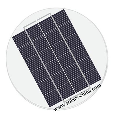 3.8W round solar panels
