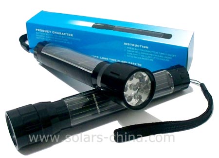 Solar LED Flashlight